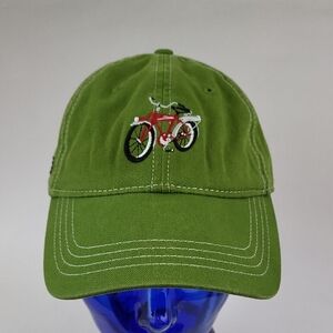 Fat Tire Amber Ale by New Belgium Green Ball Cap with Red Bicycle